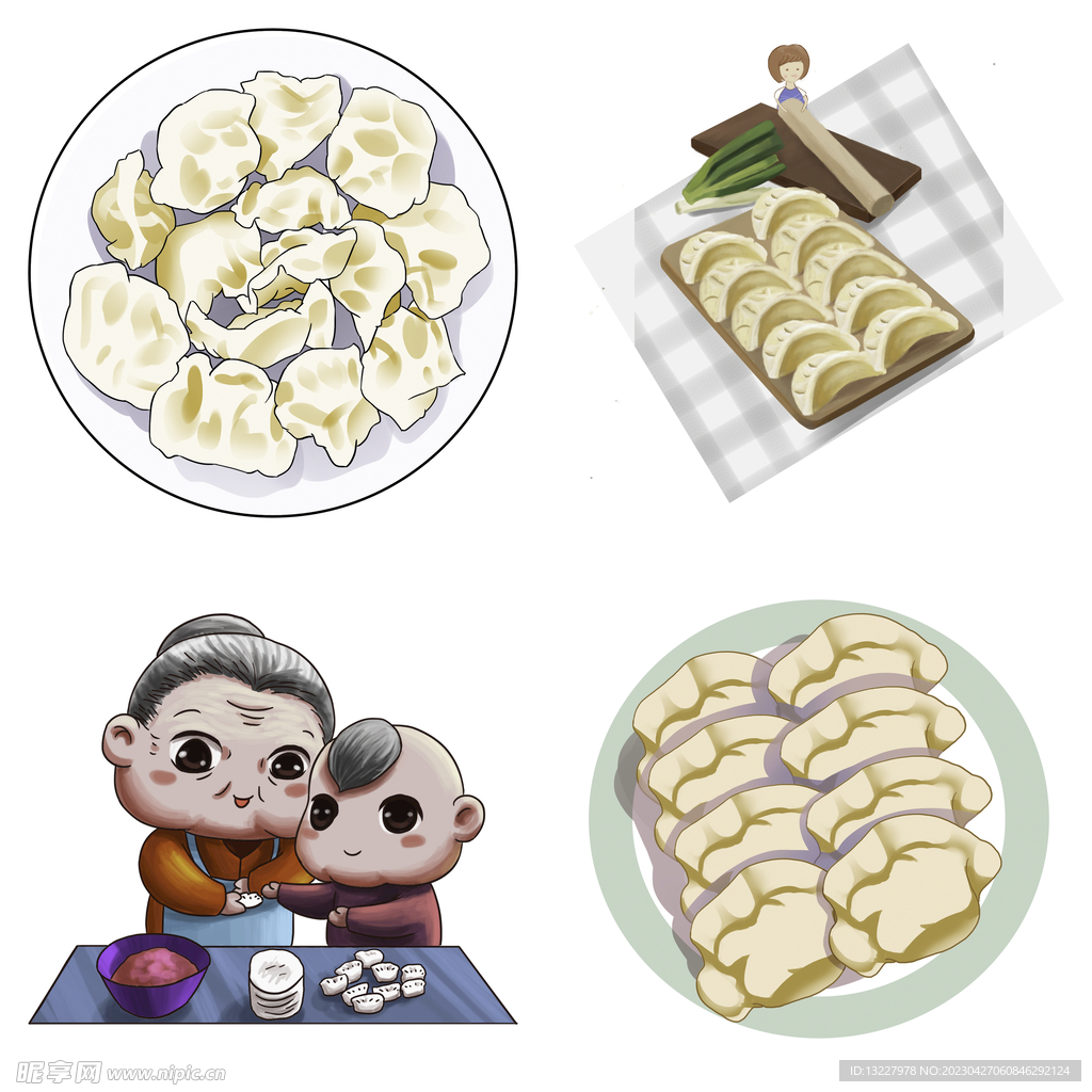 二次元餃子動漫圖片，探尋美食餃子的魅力
